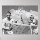 Search for vintage tennis posters Black and white