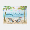 Search for beach christmas doormats Watercolor