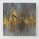 Search for black and gold clocks Metallic