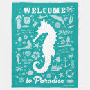 Search for beach throw blankets Seahorse