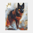 Search for german shepherd blankets Black and tan
