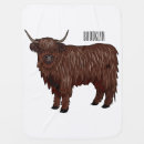 Search for highland cow baby blankets Cattle