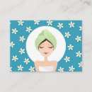 Search for facial business cards Cosmetologist
