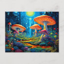 Search for fantasy postcards mushrooms