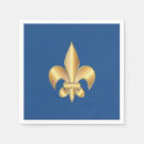 Search for fleur de lis napkins Golden