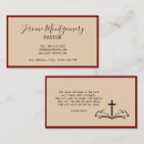 Search for bible verse business cards Pastor
