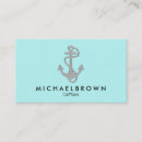 Search for anchor business cards Boat captain