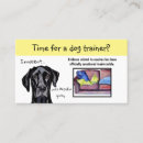 Search for dog training business cards Watercolor