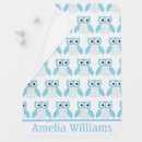Search for owl baby blankets Blue