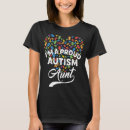 Search for autism aunt tshirts Heart