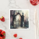 Search for designer napkins Gothic