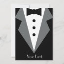 Search for black affair invitations Tuxedo