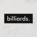 Search for billiard business cards League