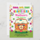 Search for 70s birthday invitations Flower power