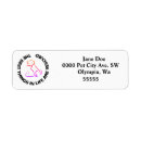Search for animal rescue return address labels Cat