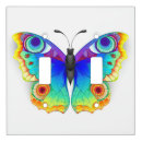 Search for butterfly light switch covers Colorful