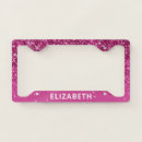 Search for hot pink license plate frames Stylish