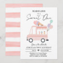 Search for ice cream truck invitations Pink