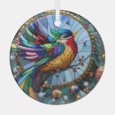 Search for stained glass birds ornaments Elegant