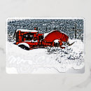 Search for tractor christmas cards Red