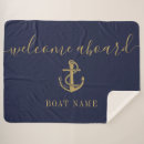 Search for nautical blankets Navy blue
