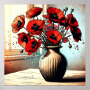 Search for red poppies posters Flowers