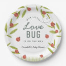 Search for bug paper plates Red