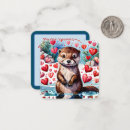 Search for otter valentines day cards Pun