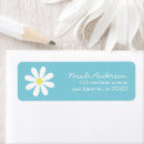 Search for daisy return address labels Baby shower
