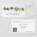 Search for horticulture business cards Botany