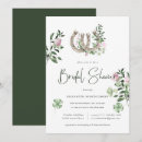 Search for lucky in love bridal shower invitations Floral
