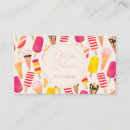 Search for ice cream business cards Watercolor