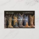 Search for cowboy boots business cards Western