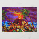 Search for hula girl invitations Tiki