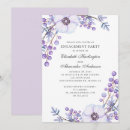 Search for purple engagement party invitations Garden
