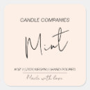 Search for soy candle stickers Black