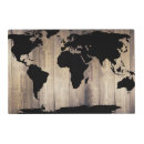 Search for world map placemats Modern