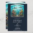 Search for fish wedding invitations Blue