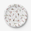 Search for gymnastics party plates Watercolor
