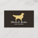 Search for dog breeder business cards Silhouette