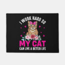 Search for meme doormats Cat