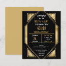 Search for golden wedding anniversary invitations Gold and black