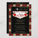 Search for las vegas invitations black and gold