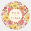 Search for floral wedding stickers Boho chic