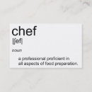 Search for food preparation business cards Restaurant