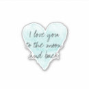 Search for i love you to the moon and back stickers Heart