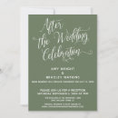 Search for olive green wedding invitations Typography