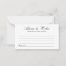 Search for minimalist wedding advice cards Mr and mrs