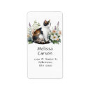 Search for calico cat return address labels Animal
