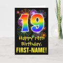 Search for 19th birthday cards 19 years old